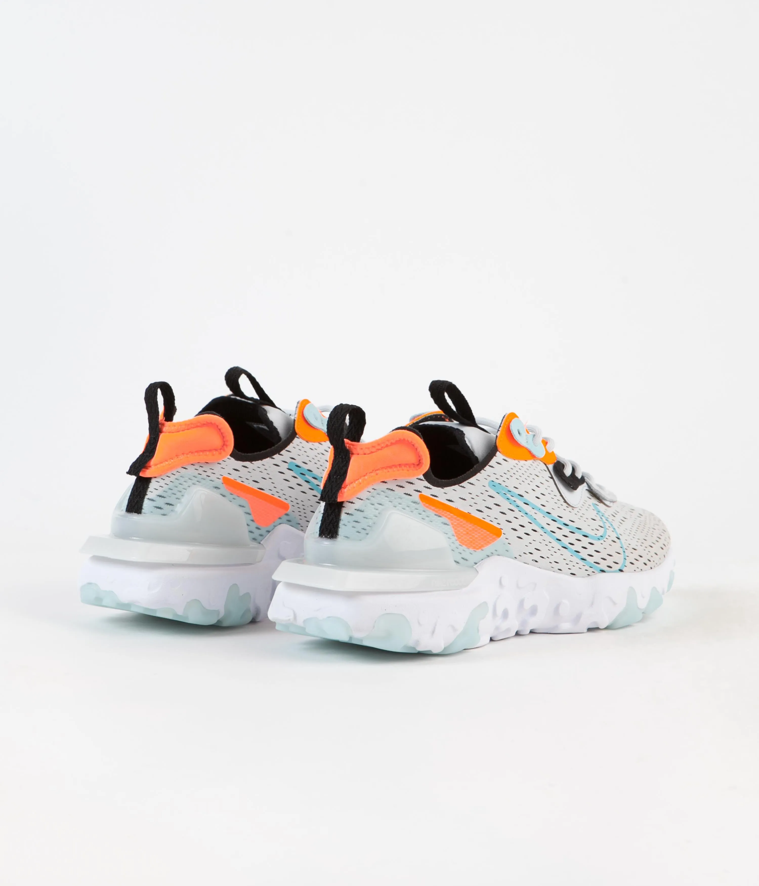 Nike React Vision Shoes - Pure Platinum / Turquoise Blue