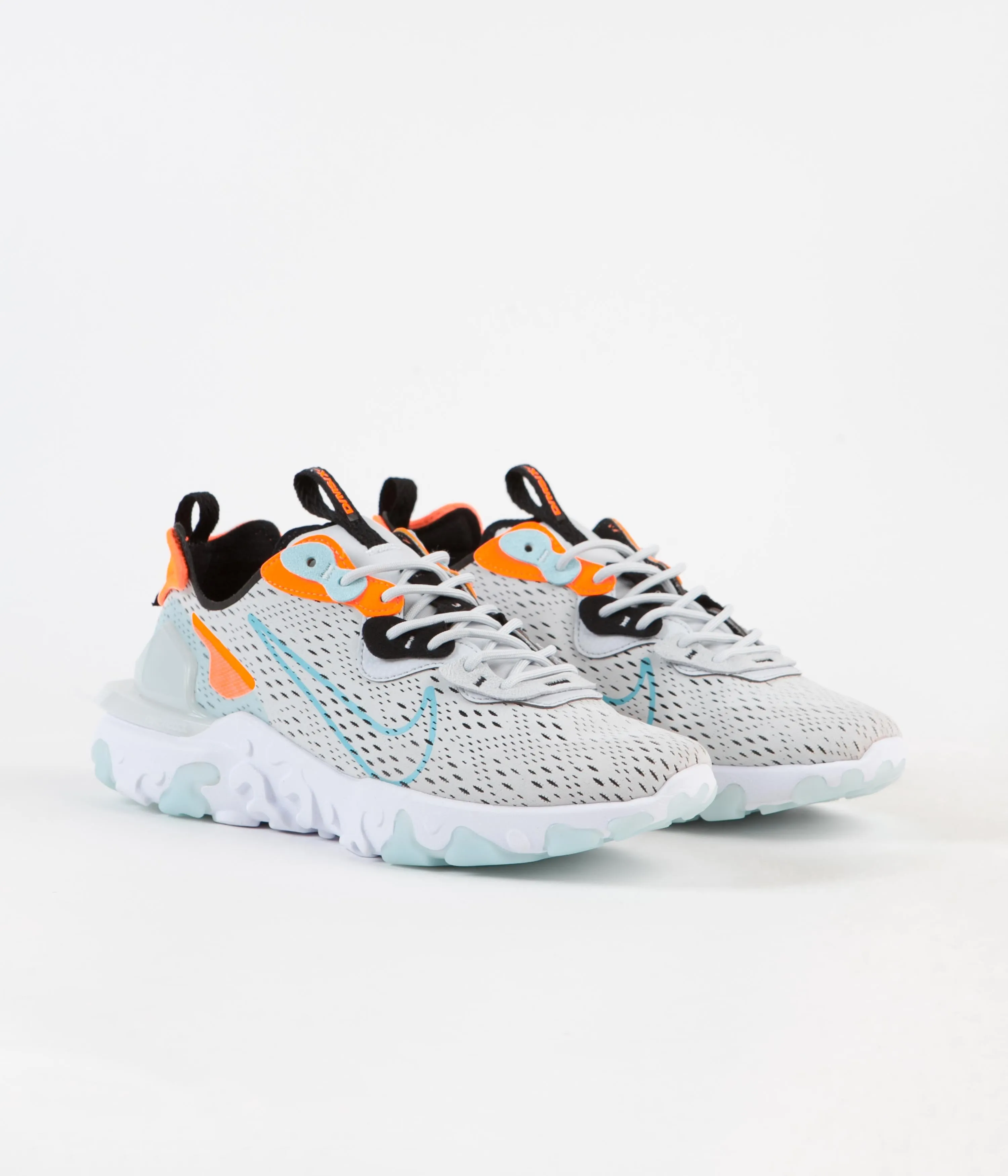 Nike React Vision Shoes - Pure Platinum / Turquoise Blue