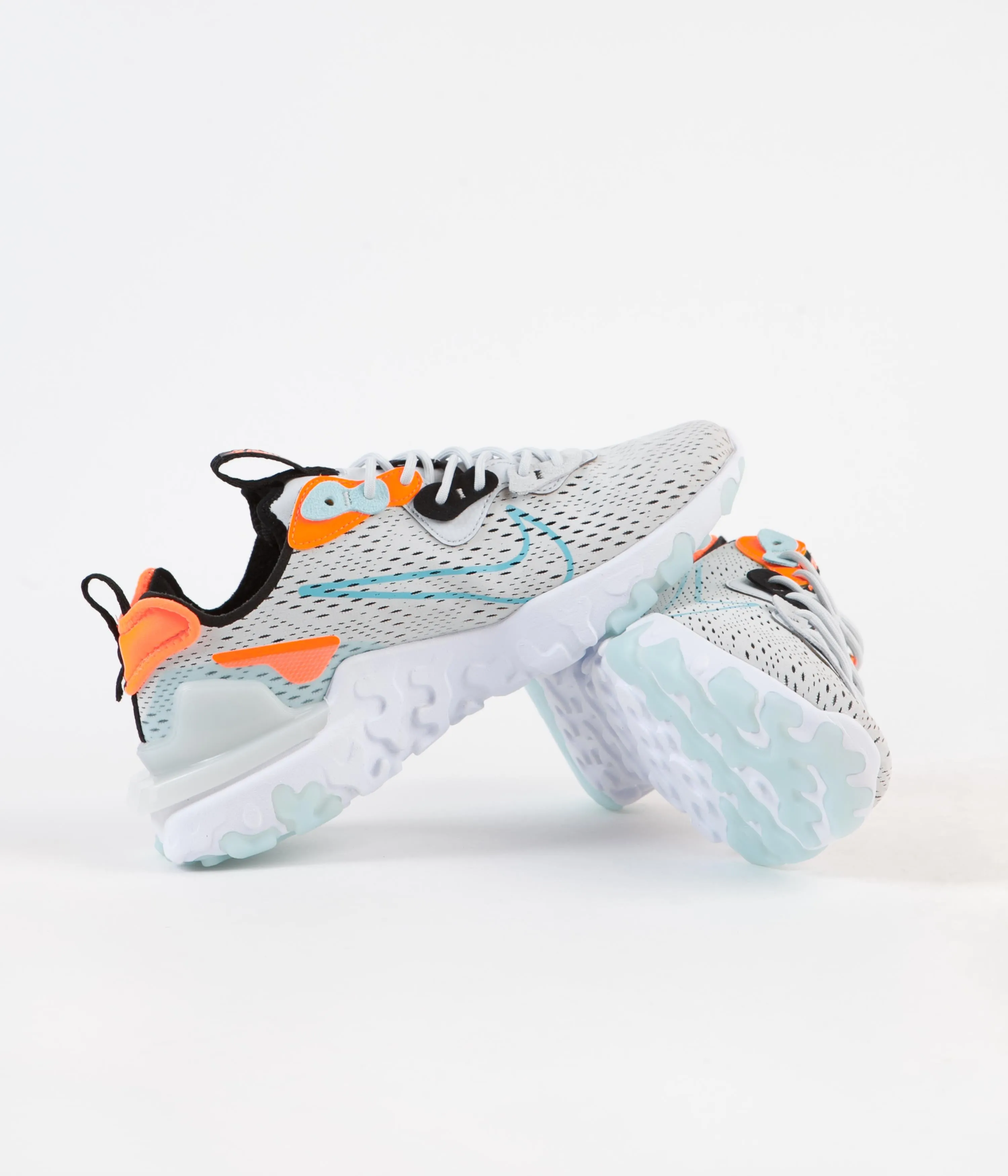 Nike React Vision Shoes - Pure Platinum / Turquoise Blue