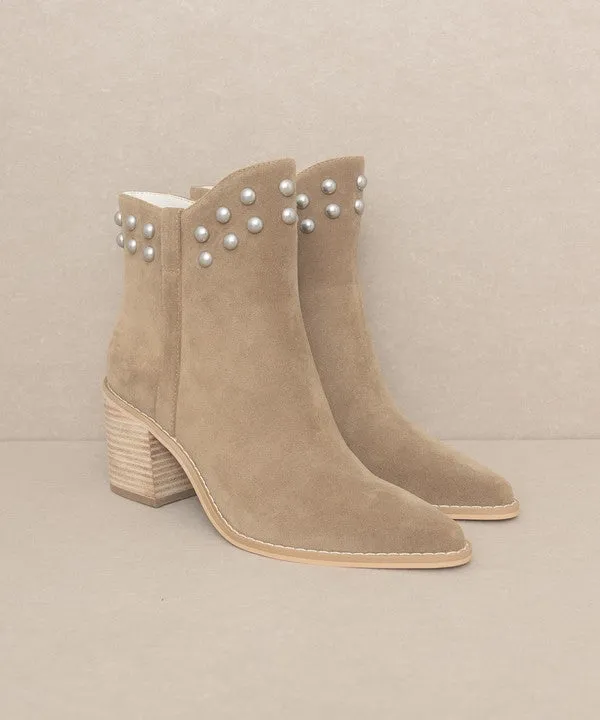 OASIS SOCIETY Alofi - Studded Collar Booties