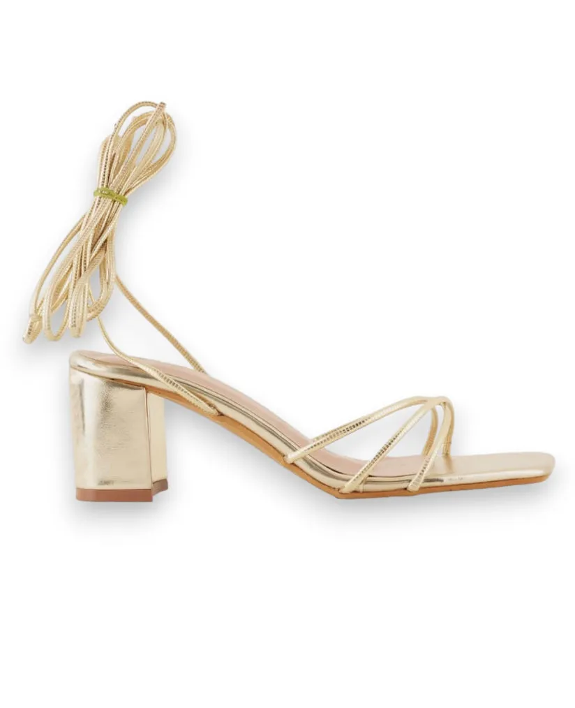 Party Toned Gladiators Block Heels