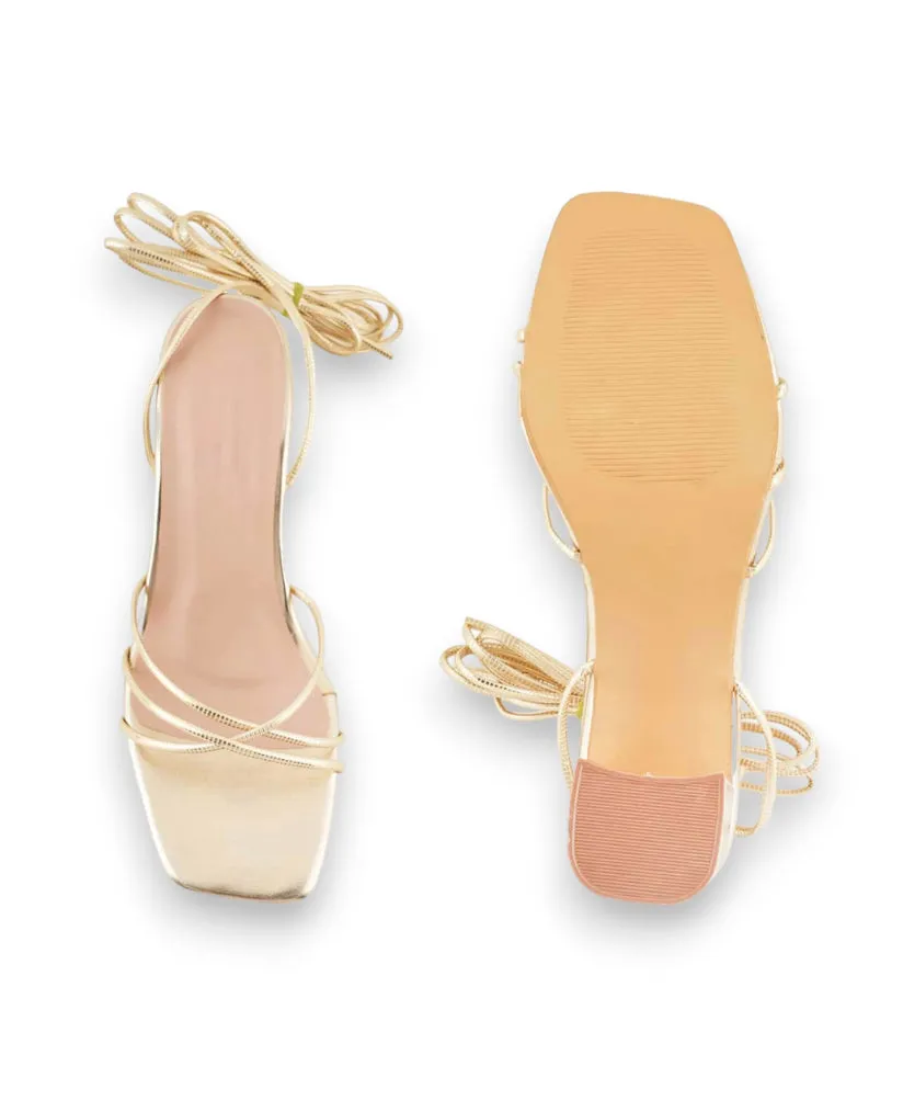 Party Toned Gladiators Block Heels