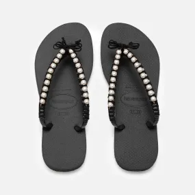 Pearls Flip Flops