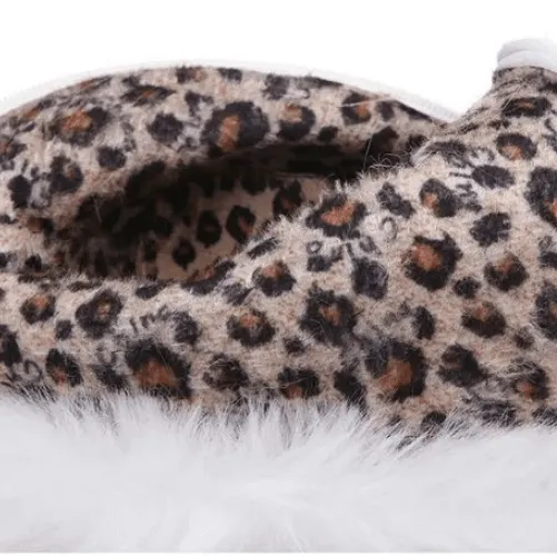 Platform Fur Rhinestone Fringe High Heel Winter Boots