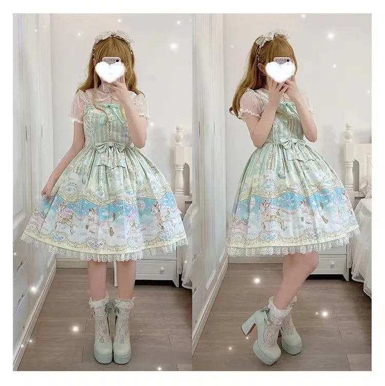 Pure Tea For Dream~Untouchable Butterfly~Elegant Lolita Heels Lolita Shoes PU Shining Platform