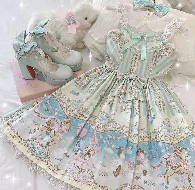 Pure Tea For Dream~Untouchable Butterfly~Elegant Lolita Heels Lolita Shoes PU Shining Platform