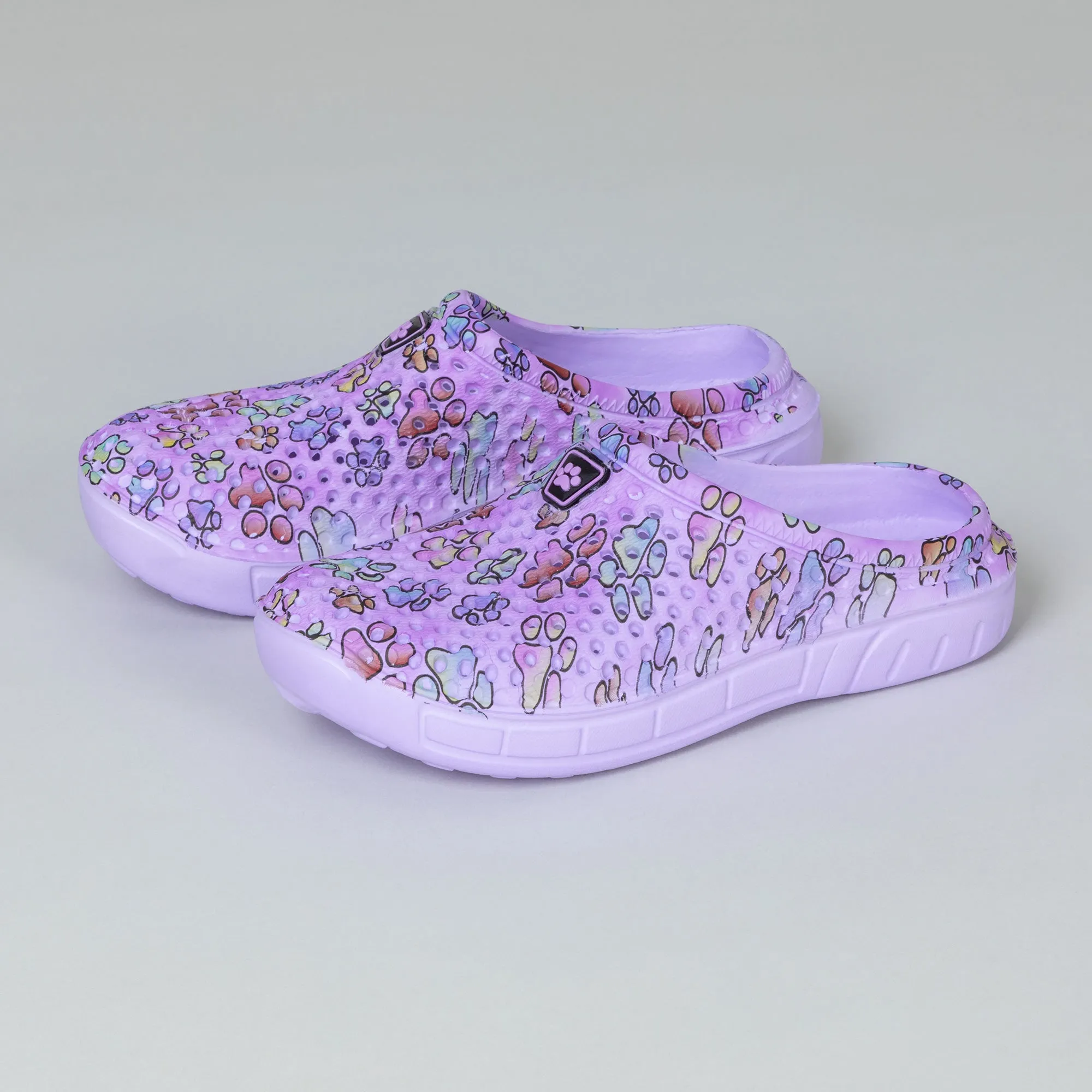 Rainbow Paw Clogs