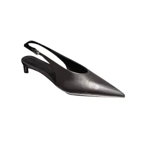 REINO Slingback Kitten Heel Sandals
