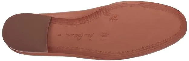 Sam Edelman Loraine CLT Saddle Almond Toe Slip On Stacked Heel Fashion Loafers