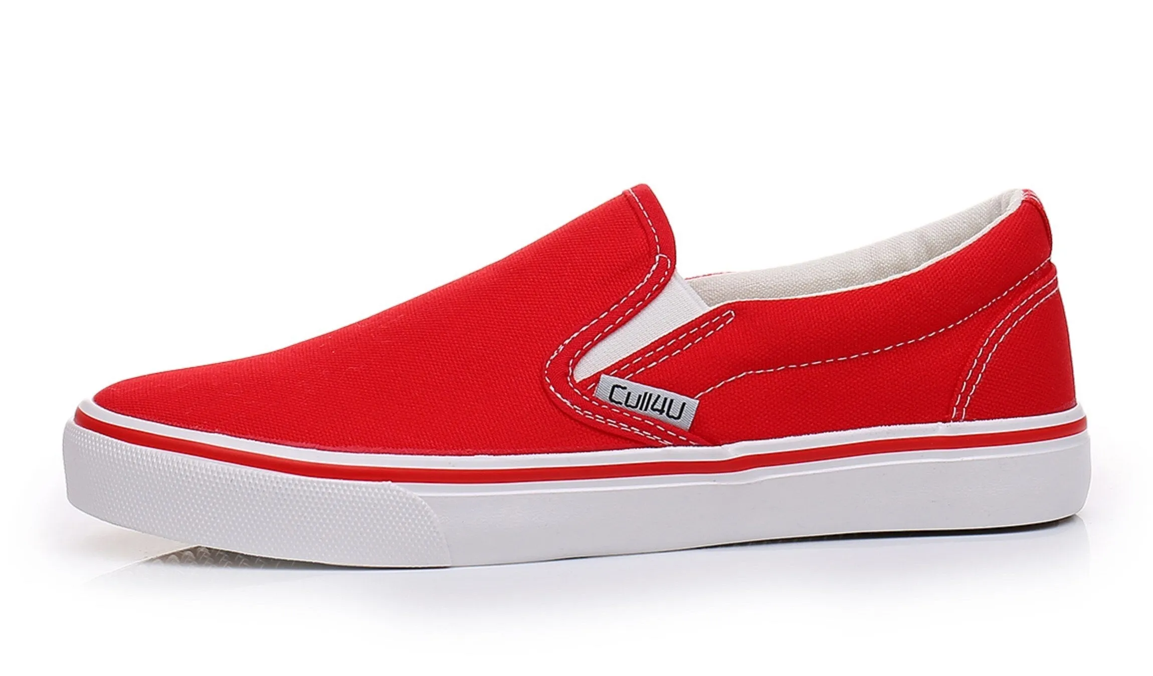 Slip On Women Shoes Summer Shallow Canvas Leopard Slip-on Flats Shoes