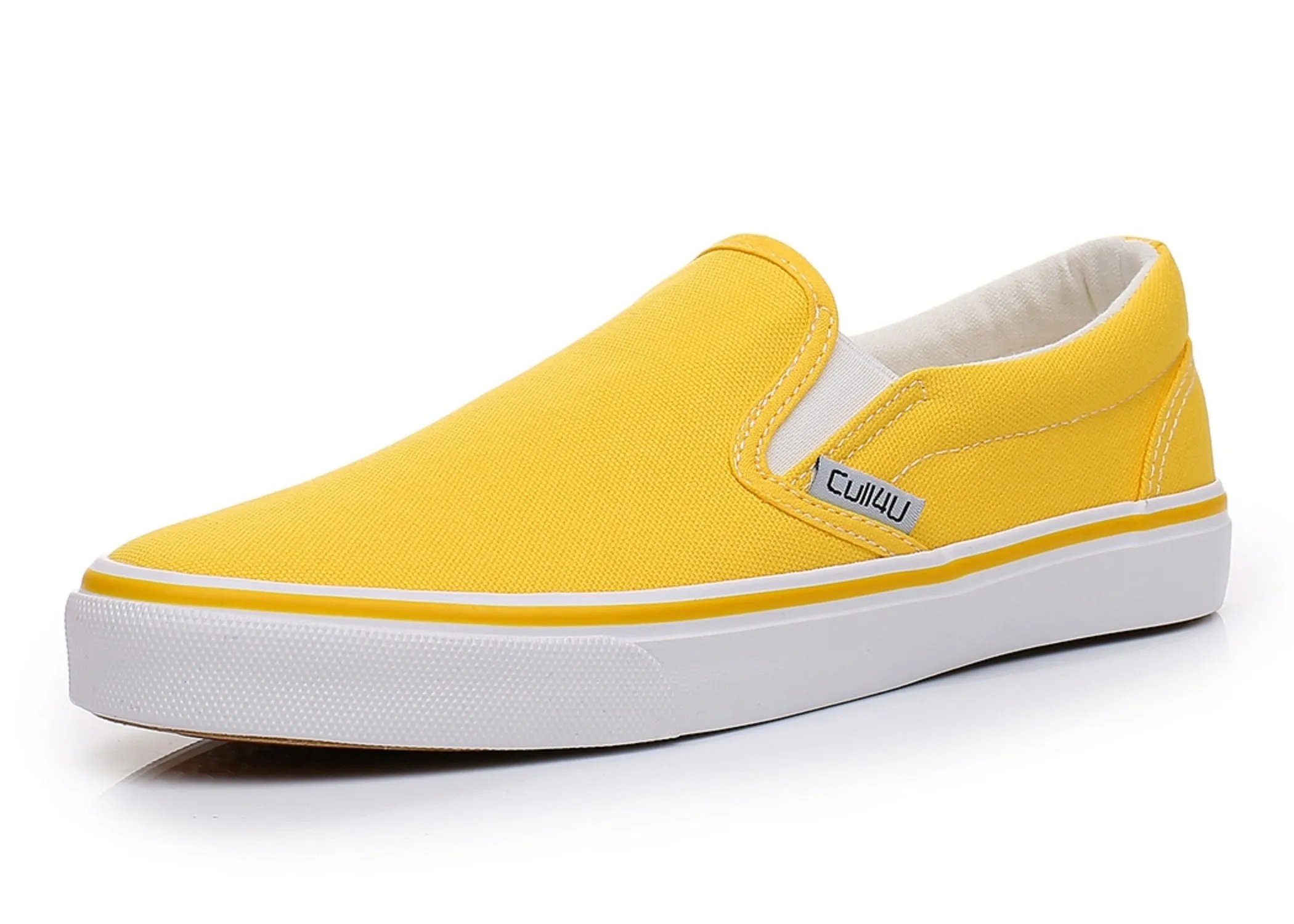 Slip On Women Shoes Summer Shallow Canvas Leopard Slip-on Flats Shoes