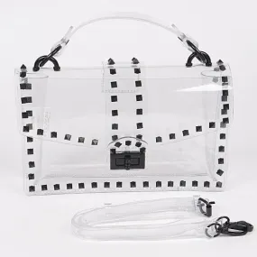 Spiked Clear Handbags