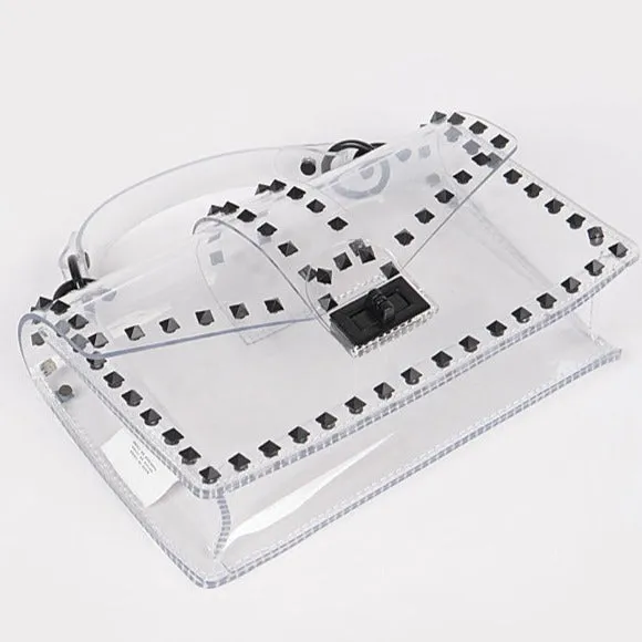 Spiked Clear Handbags