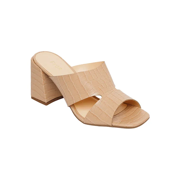 Square Toe Block Heel Sandal BCM 102