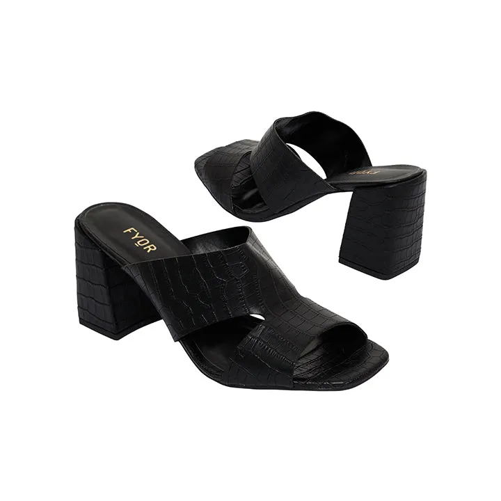 Square Toe Block Heel Sandal BCM 102