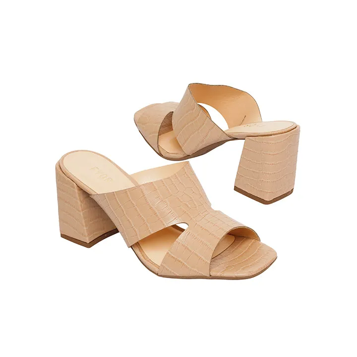 Square Toe Block Heel Sandal BCM 102