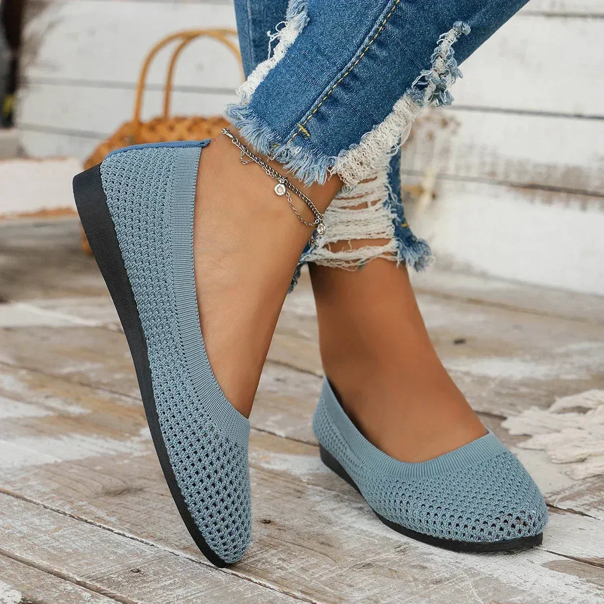 Sylis | Comfy Mesh Ballet Flats