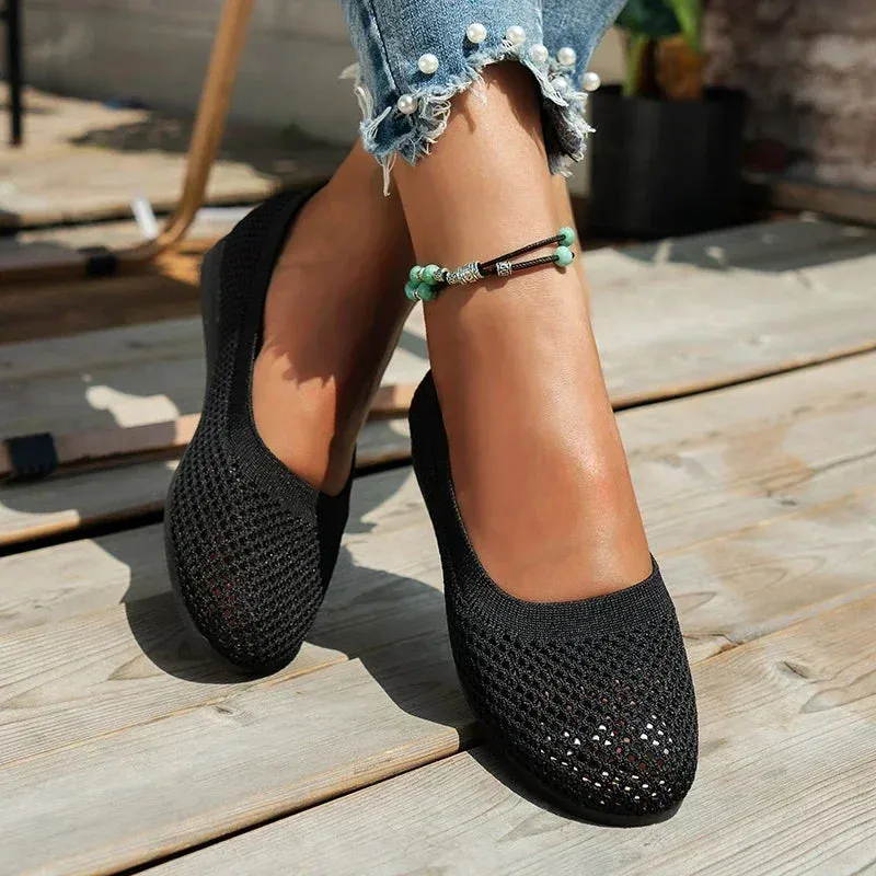 Sylis | Comfy Mesh Ballet Flats