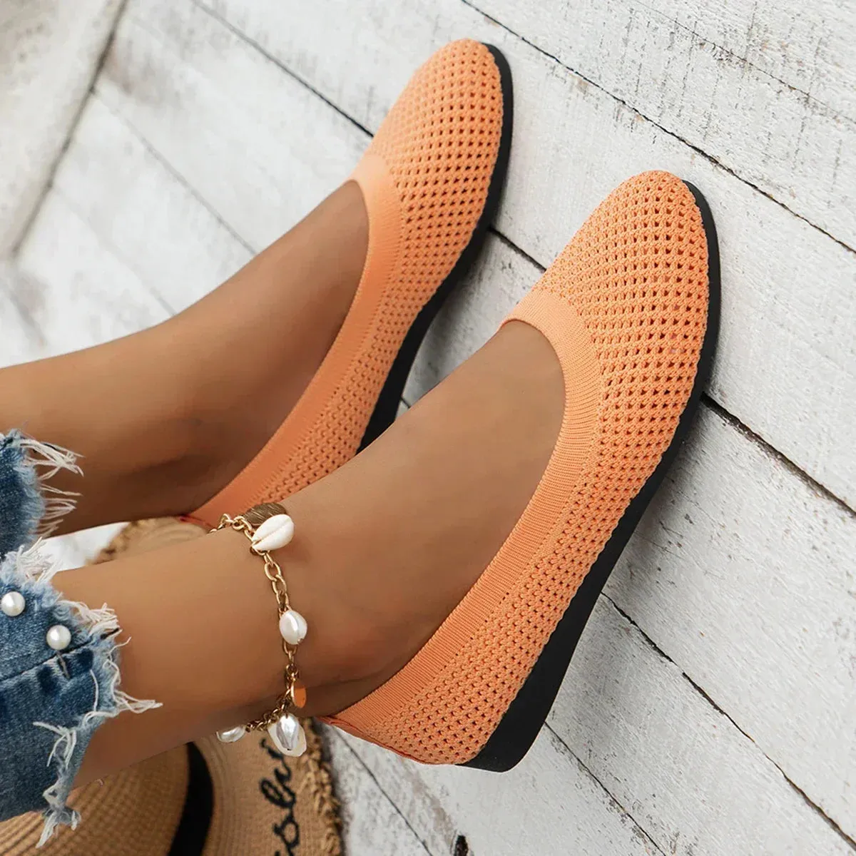 Sylis | Comfy Mesh Ballet Flats