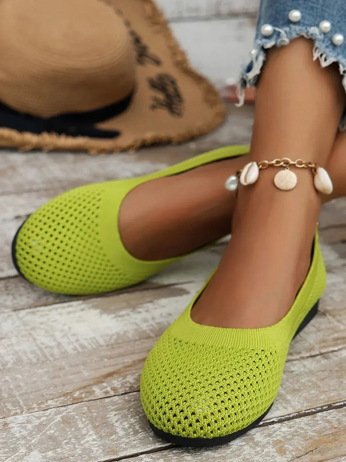 Sylis | Comfy Mesh Ballet Flats
