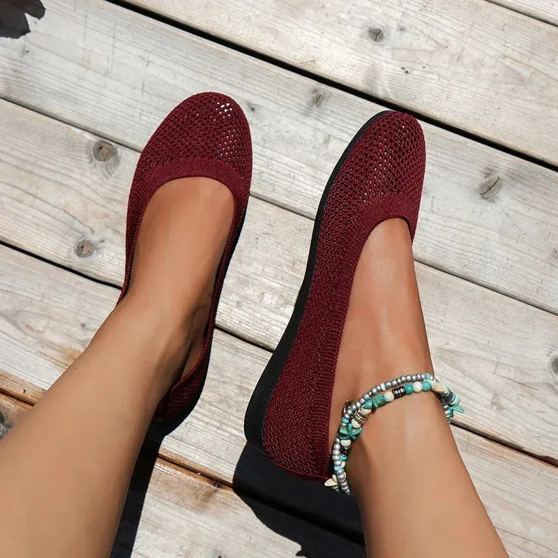 Sylis | Comfy Mesh Ballet Flats