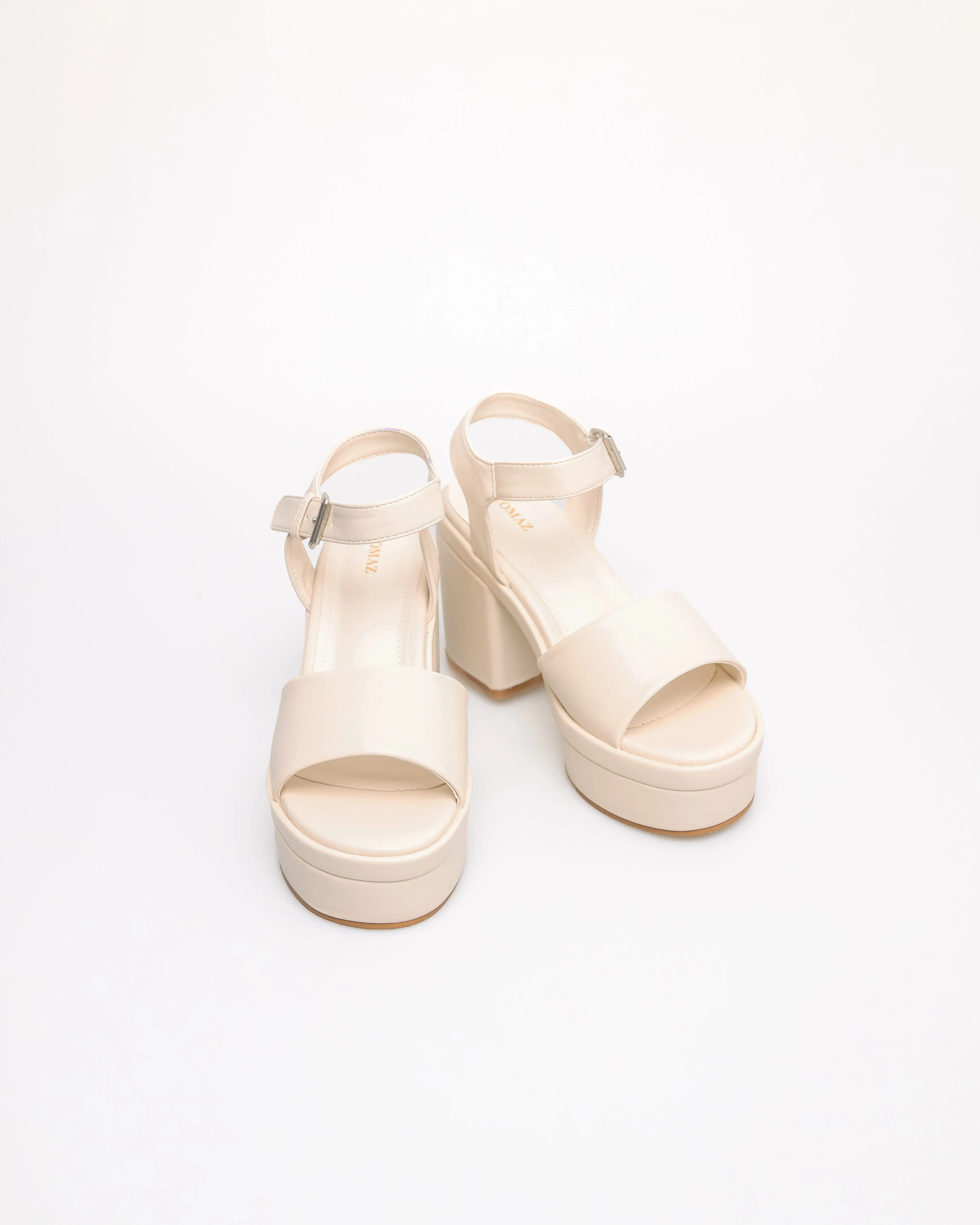 Tomaz FL074 Ladies Slingback Block Heels