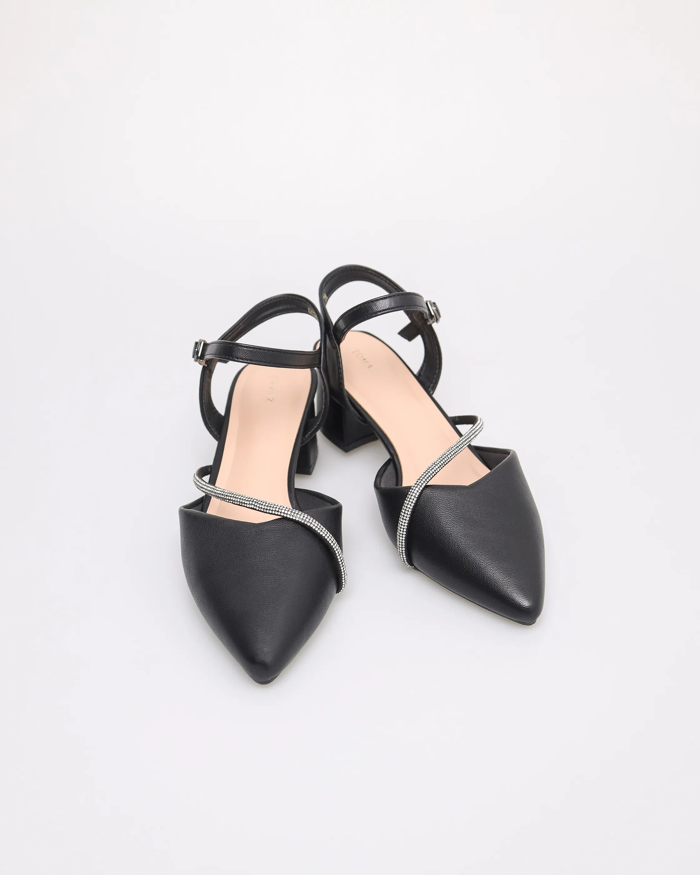 Tomaz NN382 Ladies Pointy Gemstones Slingback