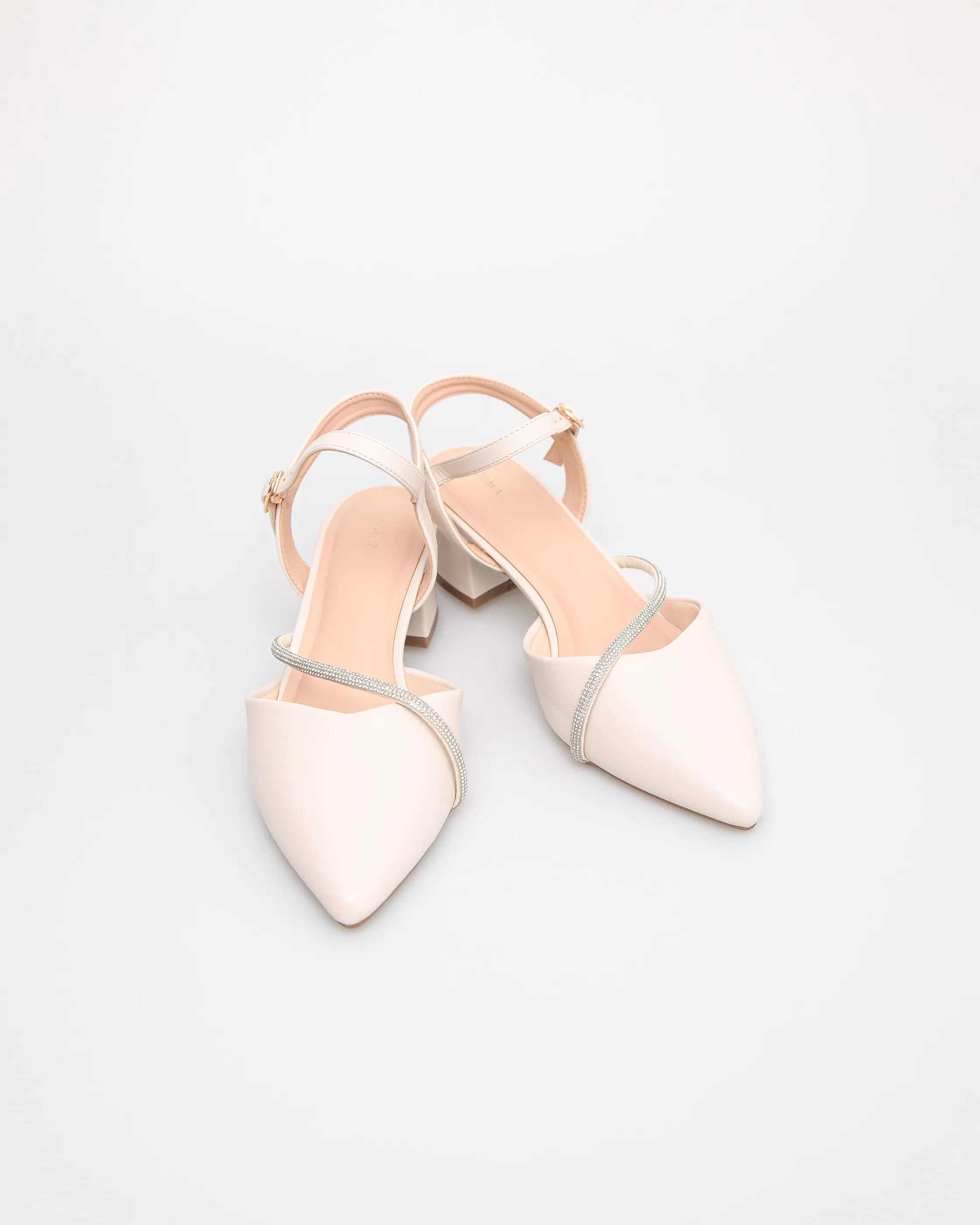 Tomaz NN382 Ladies Pointy Gemstones Slingback