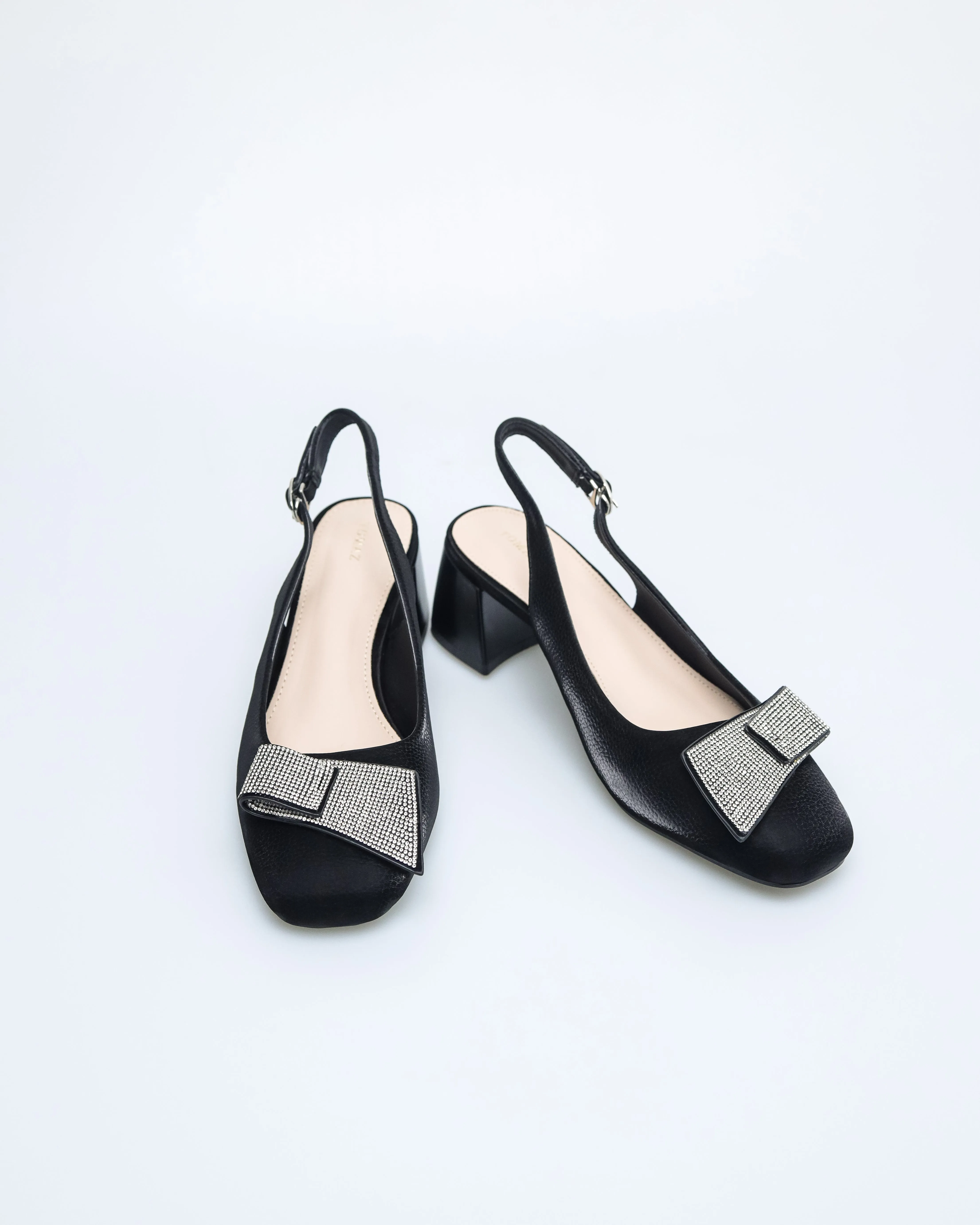 Tomaz NN384 Ladies Folded Glittery Heels