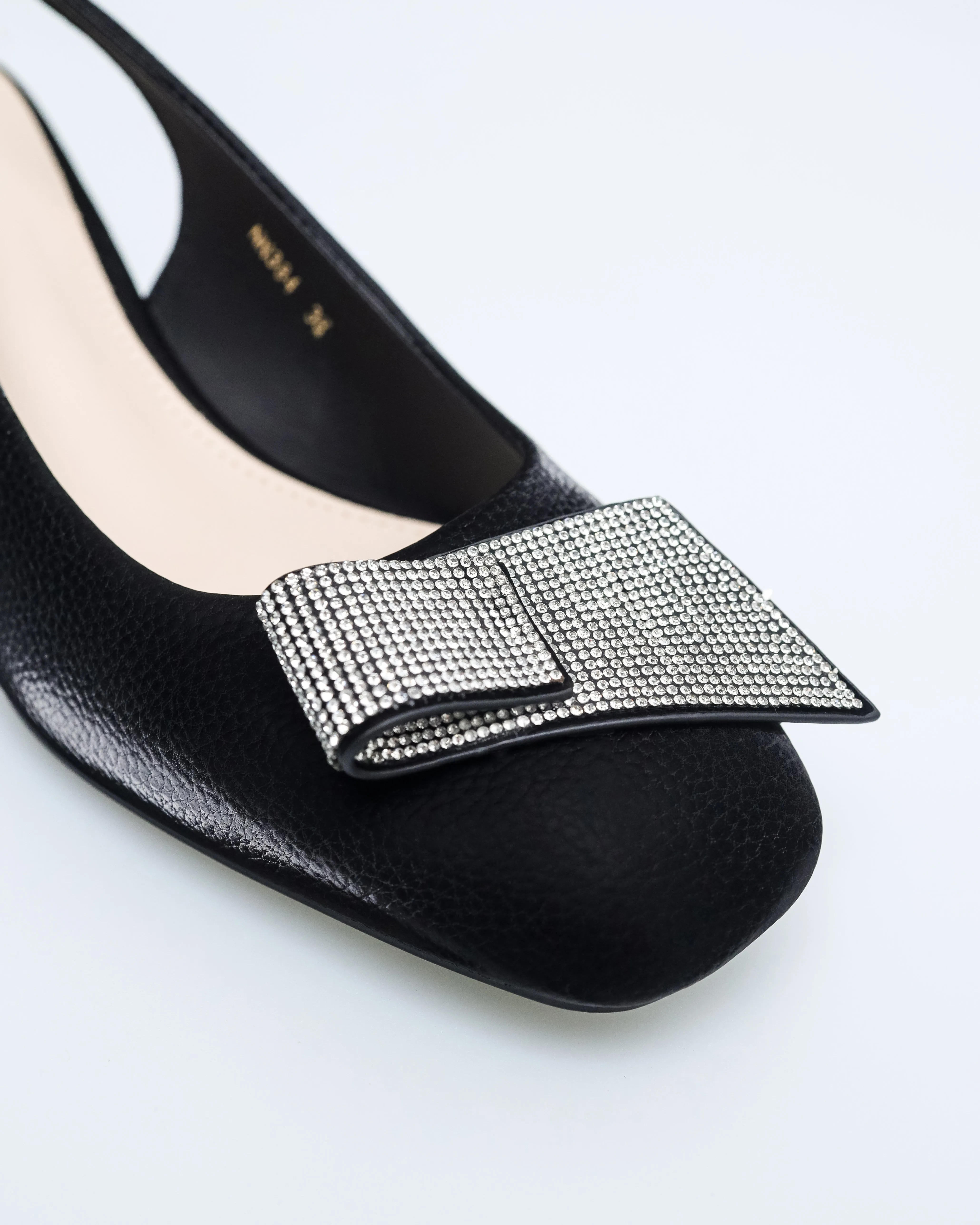 Tomaz NN384 Ladies Folded Glittery Heels