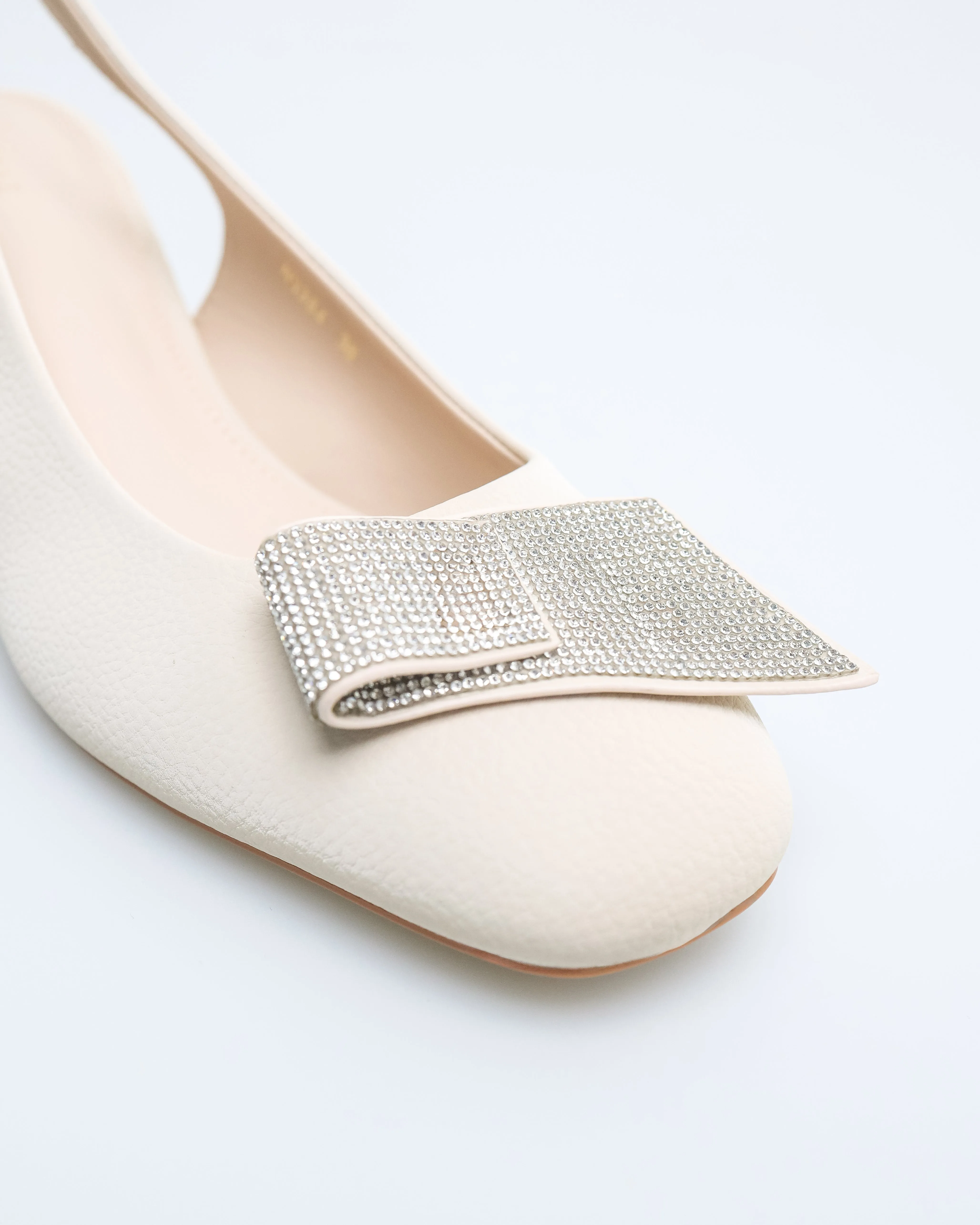 Tomaz NN384 Ladies Folded Glittery Heels