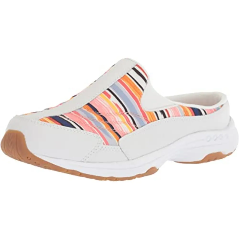 Traveltime Medium Natural Fabric Easy Spirit Clog Mule