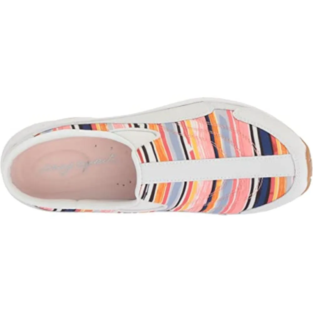 Traveltime Medium Natural Fabric Easy Spirit Clog Mule