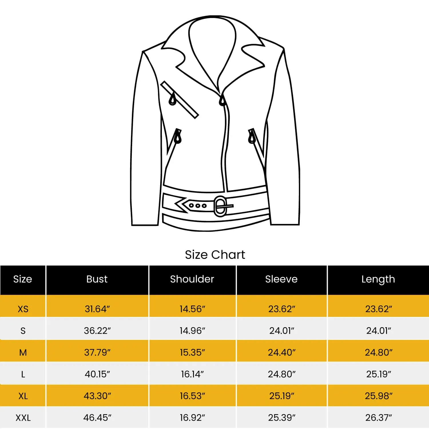 Trendy Style Women's Full White Punk Brando Spiked Studded Leather Jacket