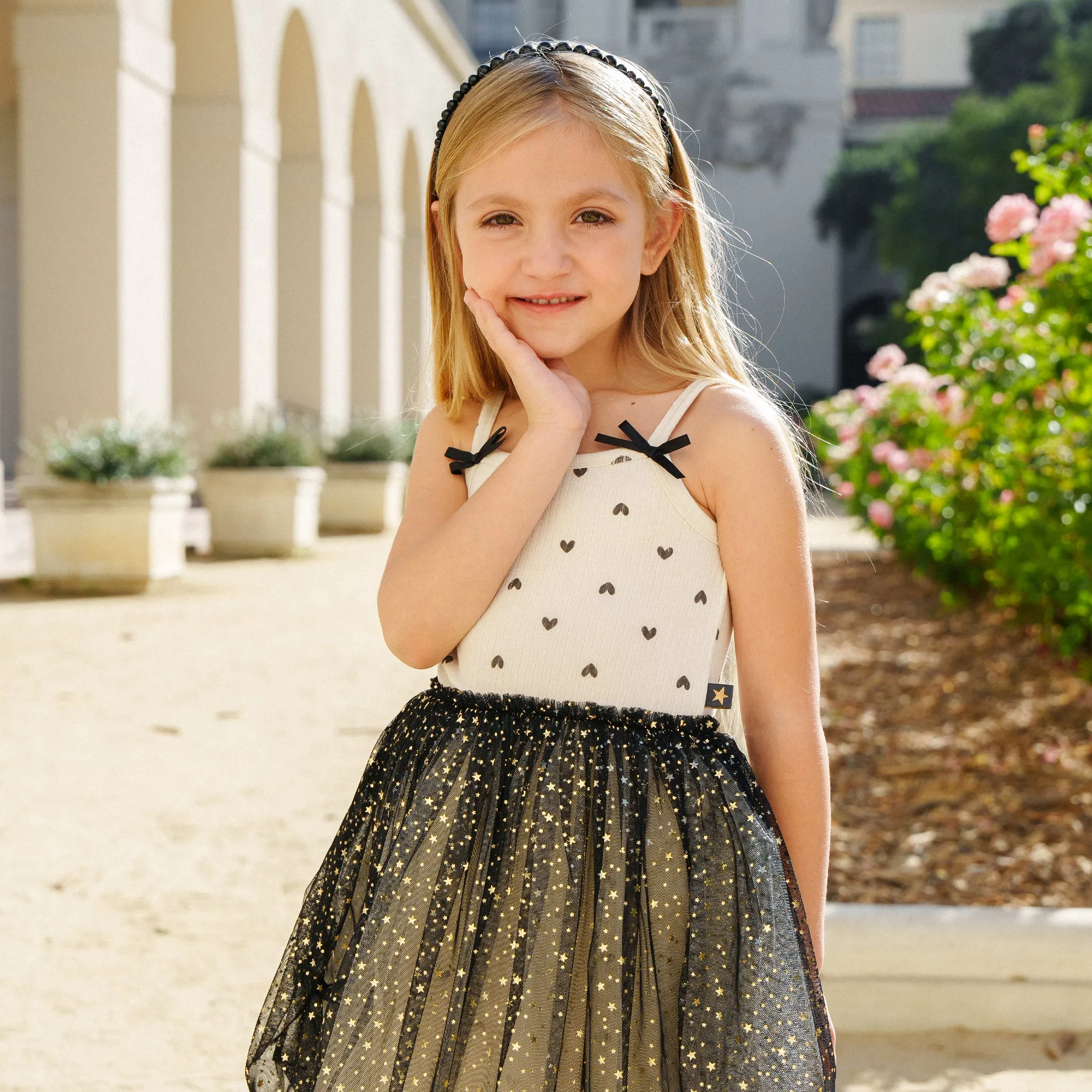 Vintage Flower 6 Tutu Dress