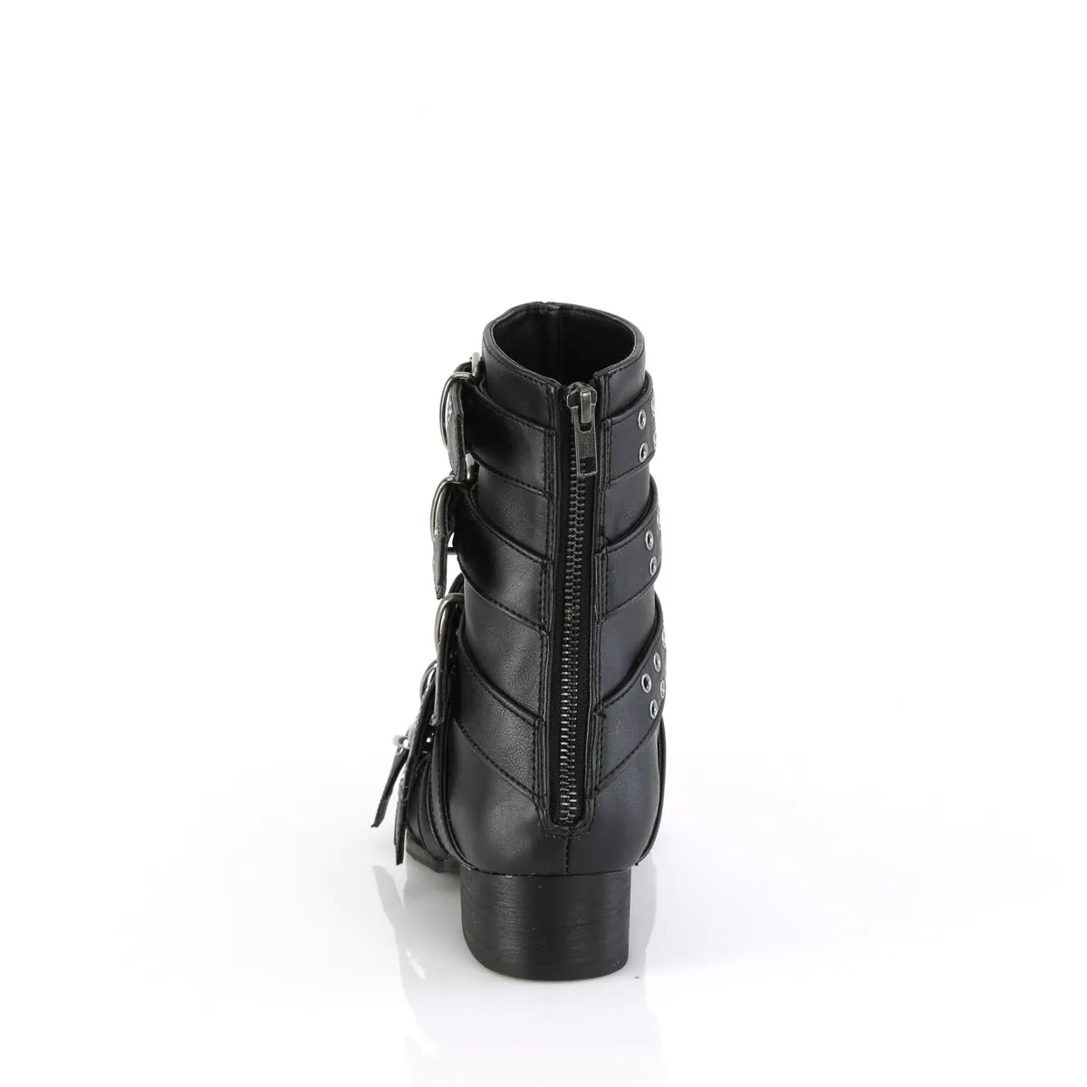 WARLOCK-70 DemoniaCult Black Vegan Leather Sexy Unisex Shoes & Boots (Alternative Footwear)