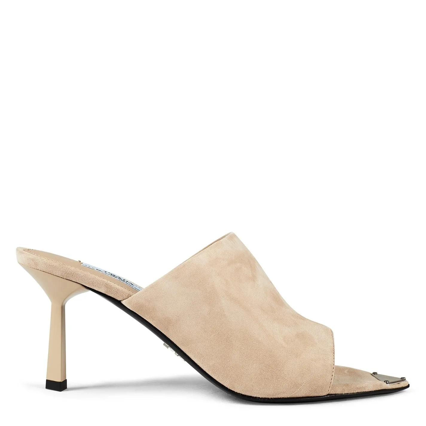 Womens Prada Triangle Mule