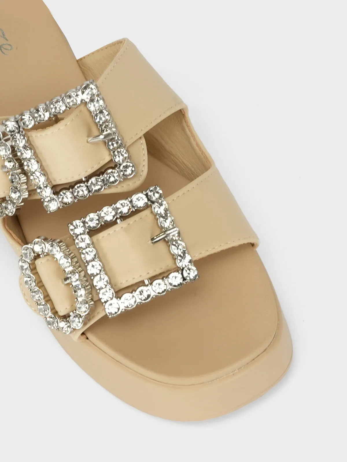 Women's "ALYTH" Buckled Adorned Sandals