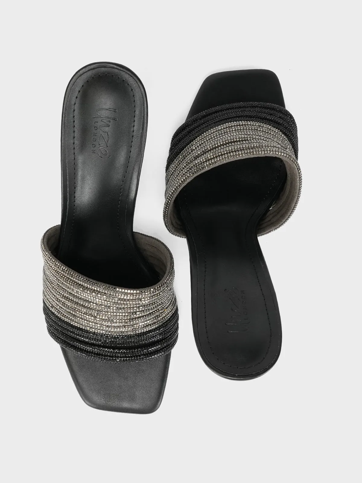 Womens "CHRYSSIE" Crystals Detailing Sandals